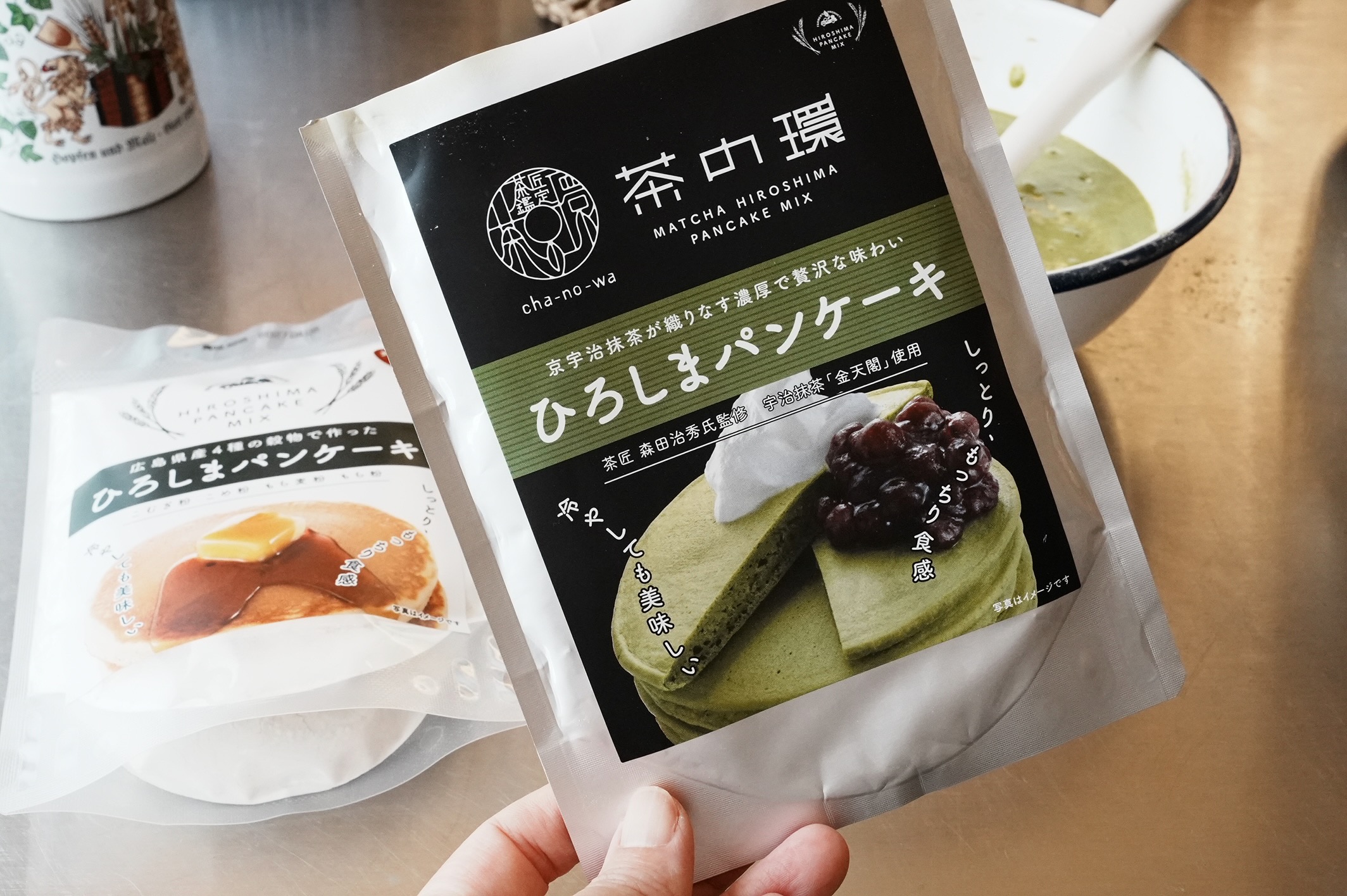 推薦廣島鬆餅粉，廣島米粉小麥粉 × 宇治抹茶，把產地的香氣端上餐桌